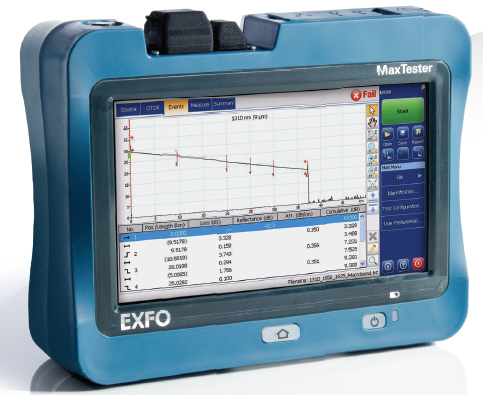 EXFO MAXTESTER 730-SM8 OTDR 1310/1550/1650NM