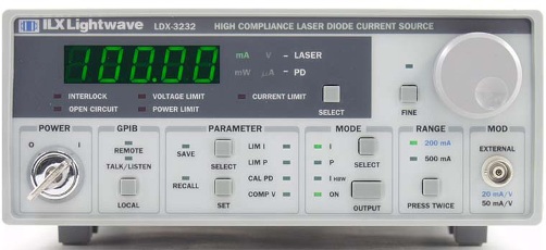 ILX LIGHTWAVE LDX3232 HIGH COMPLIANCE CURRENT SOURCE